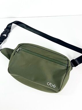 Obe’ Fitness‎ Green Adjustable Shoulder Fanny Waist Pack Belt Bag Purse